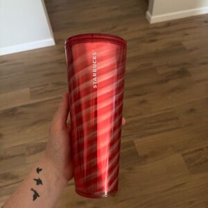 Starbucks Red Holiday Peppermint Twist Tumbler